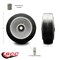 Service Caster SCC - 6" Rubber on Aluminum Wheel Only w/Roller Bearing-1/2" Bore-550 lbs Cpty SCC-RAR620 - alternate 2